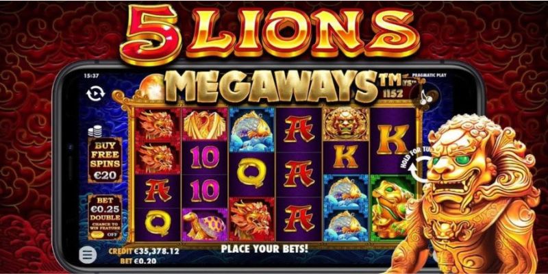 Kinh nghiệm chơi 5 chú sư tử Megaways dễ thắng